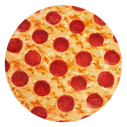 Slumblr® Giant Pizza Fleece Blanket Flannel