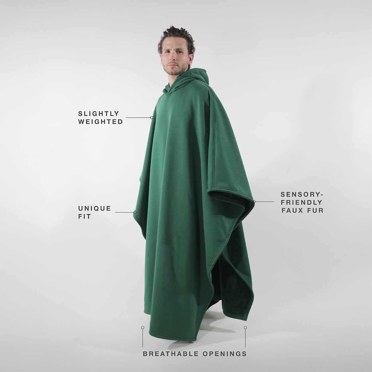 Slumblr® Plush Cloak Hoodie Blanket Sweatshirt