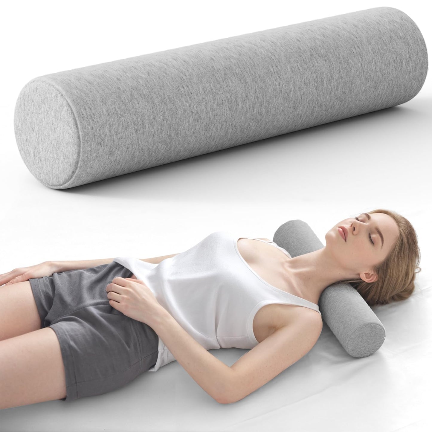 Slumblr® Memory Foam Support Roll Pillow