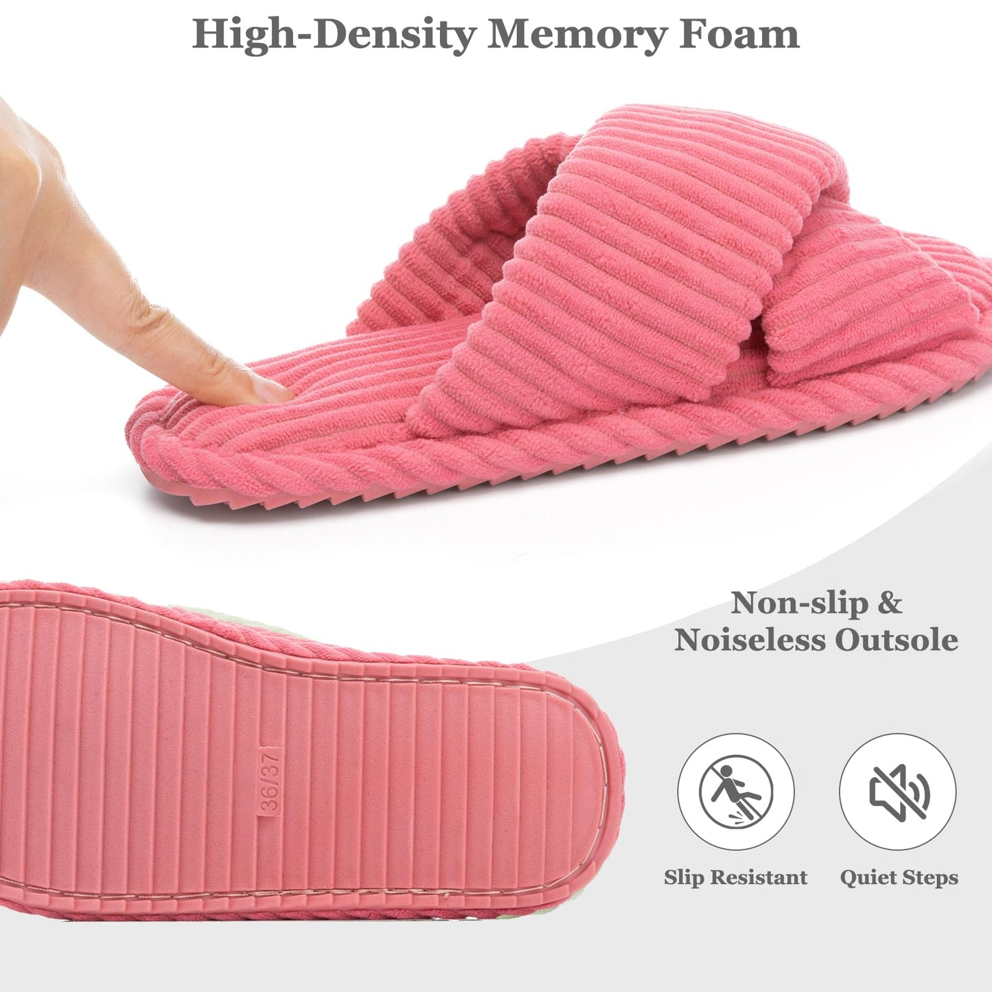 Slumblr® Plush Winter Moon Slippers