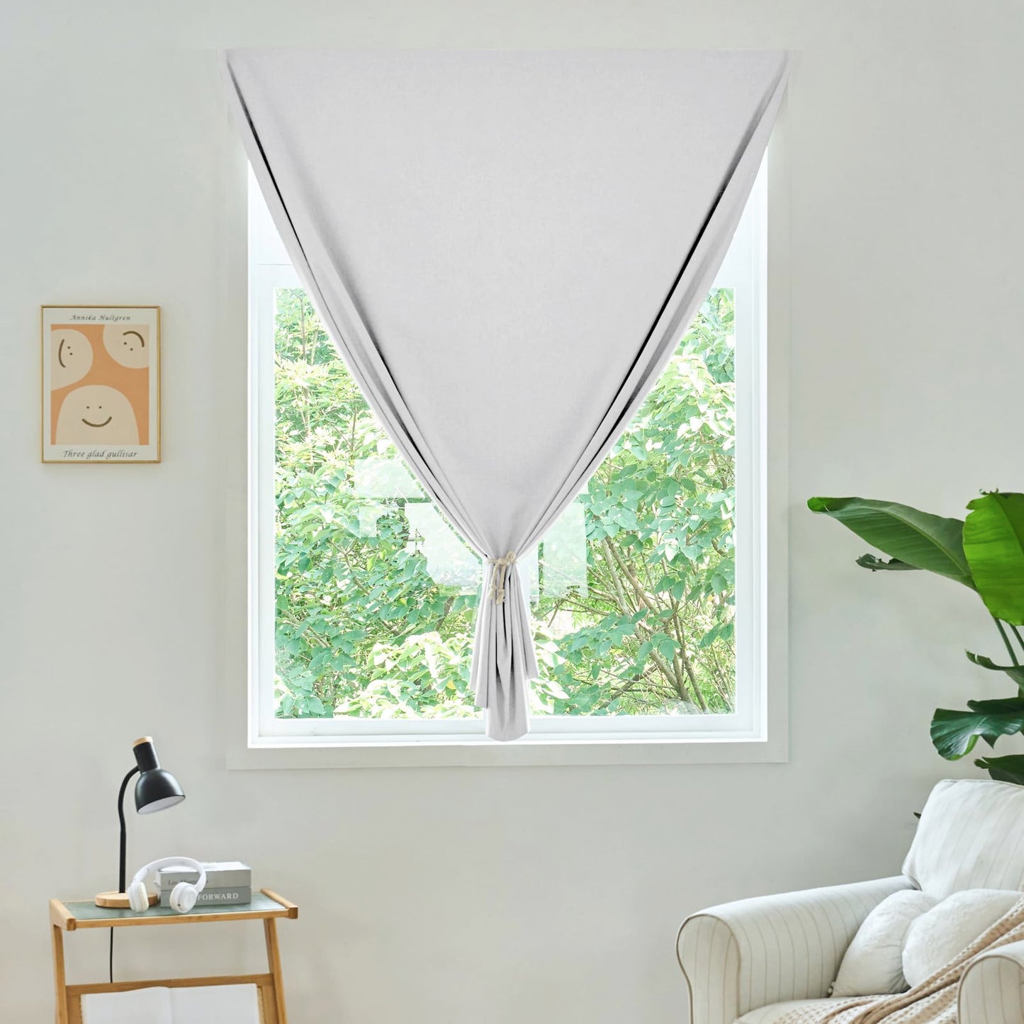 Slumblr® Self-Stick Semi-Blackout Curtains