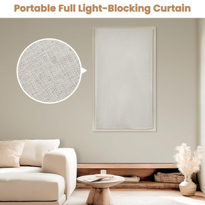 Slumblr® Self-Stick Semi-Blackout Curtains