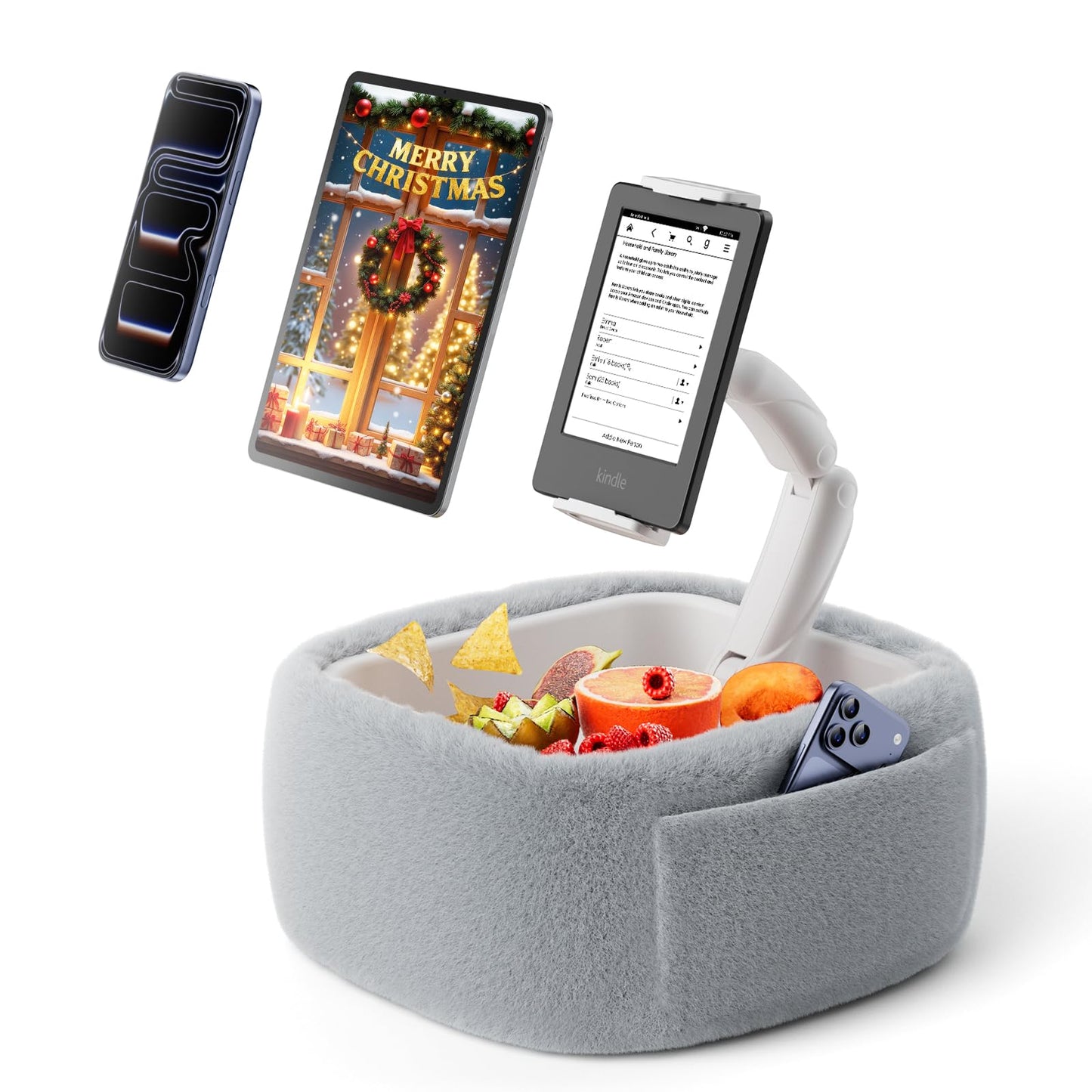 Slumblr® Ultra Fluffy Tablet & Kindle Pillow Stand