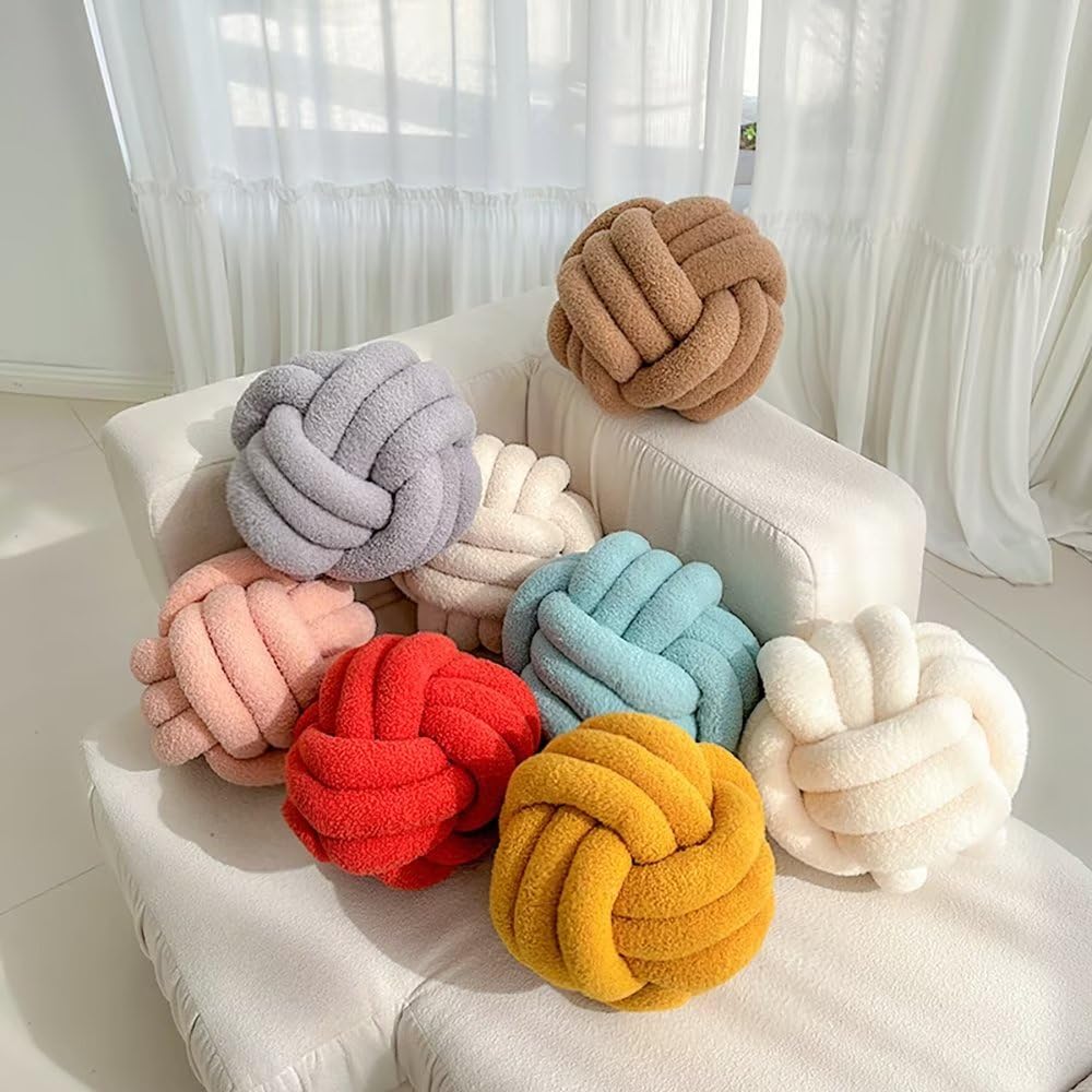 Slumblr® Nordic Woven Knot Ball Pillow