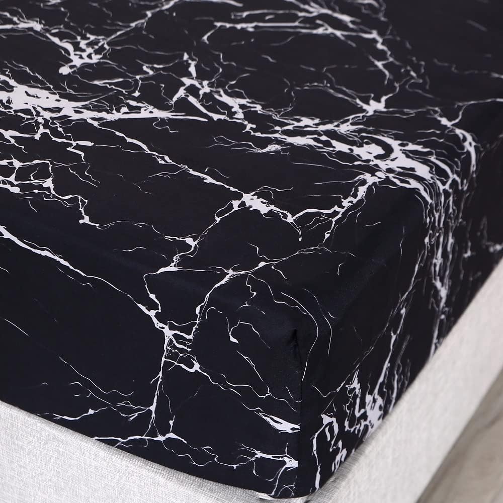 Slumblr® 3-Piece Marble Print Fitted Sheet