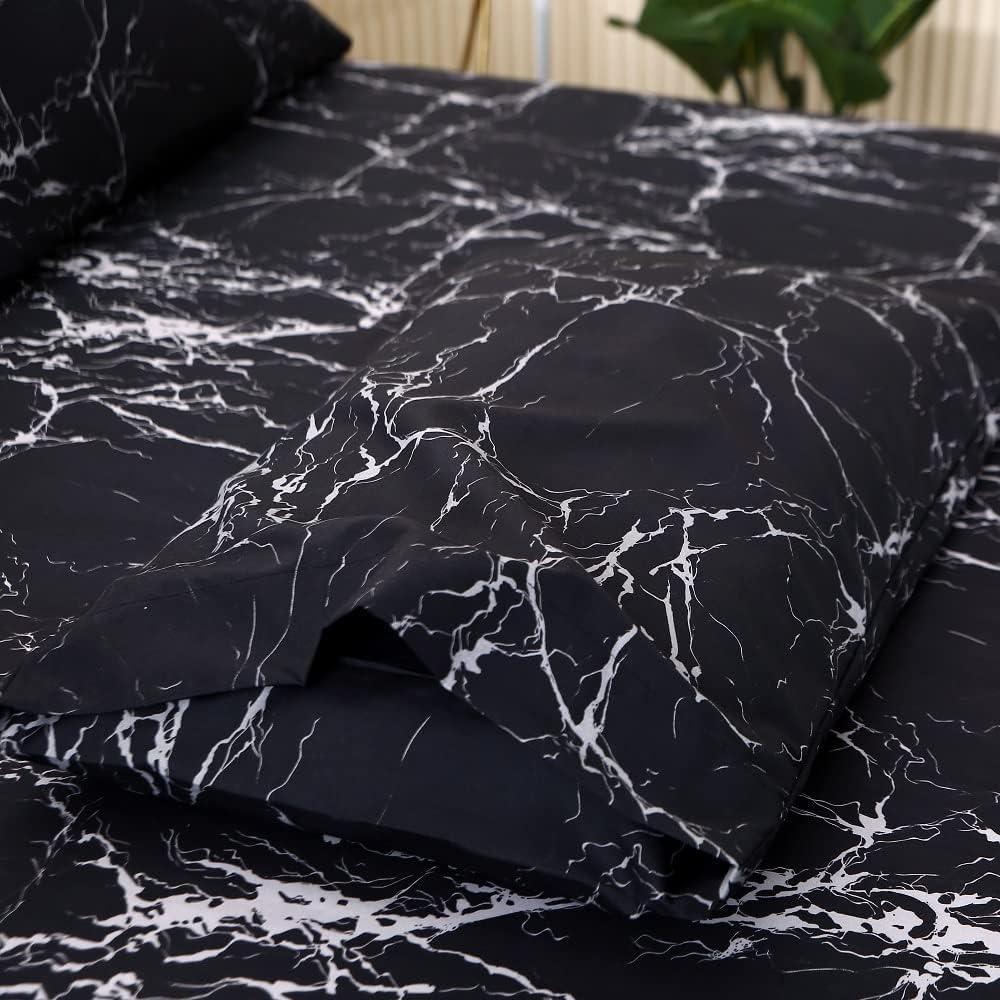 Slumblr® 3-Piece Marble Print Fitted Sheet