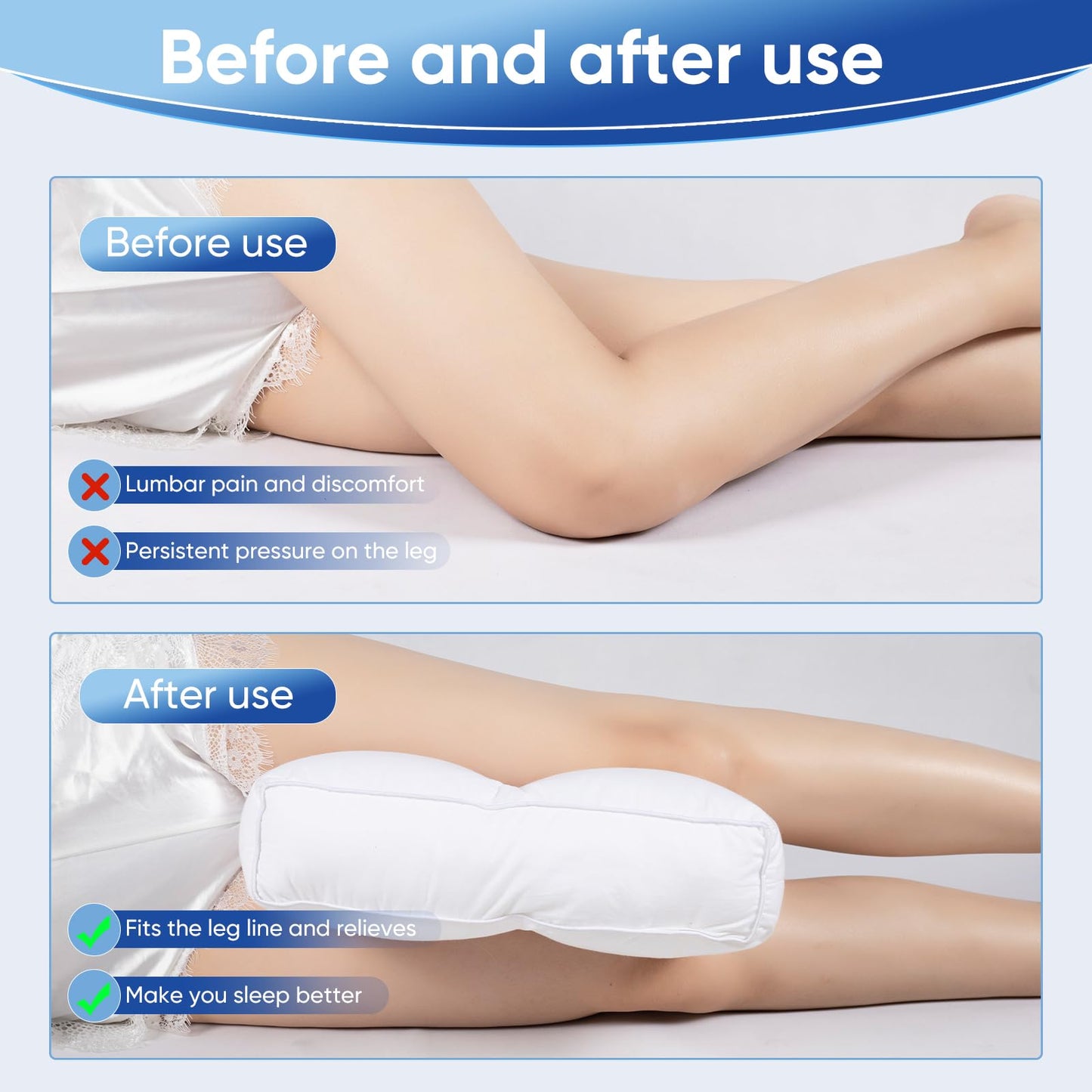 Slumblr® Supportive Cushion with Down-Alternative Fill