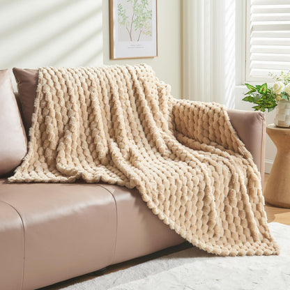 Slumblr® 3D Clouds Silky Flannel Fleece Blanket