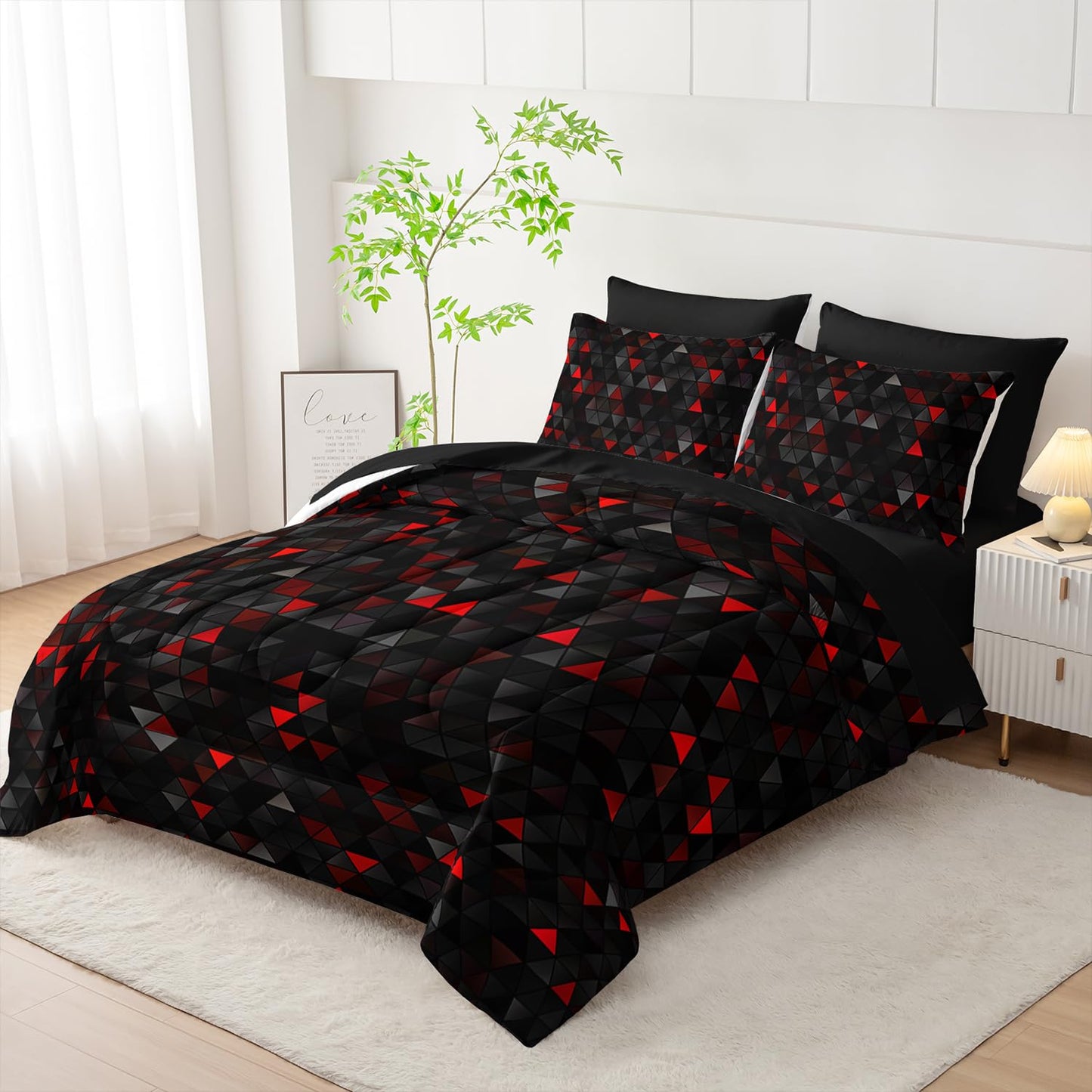 Slumblr® Modern Geometric Bedding Set