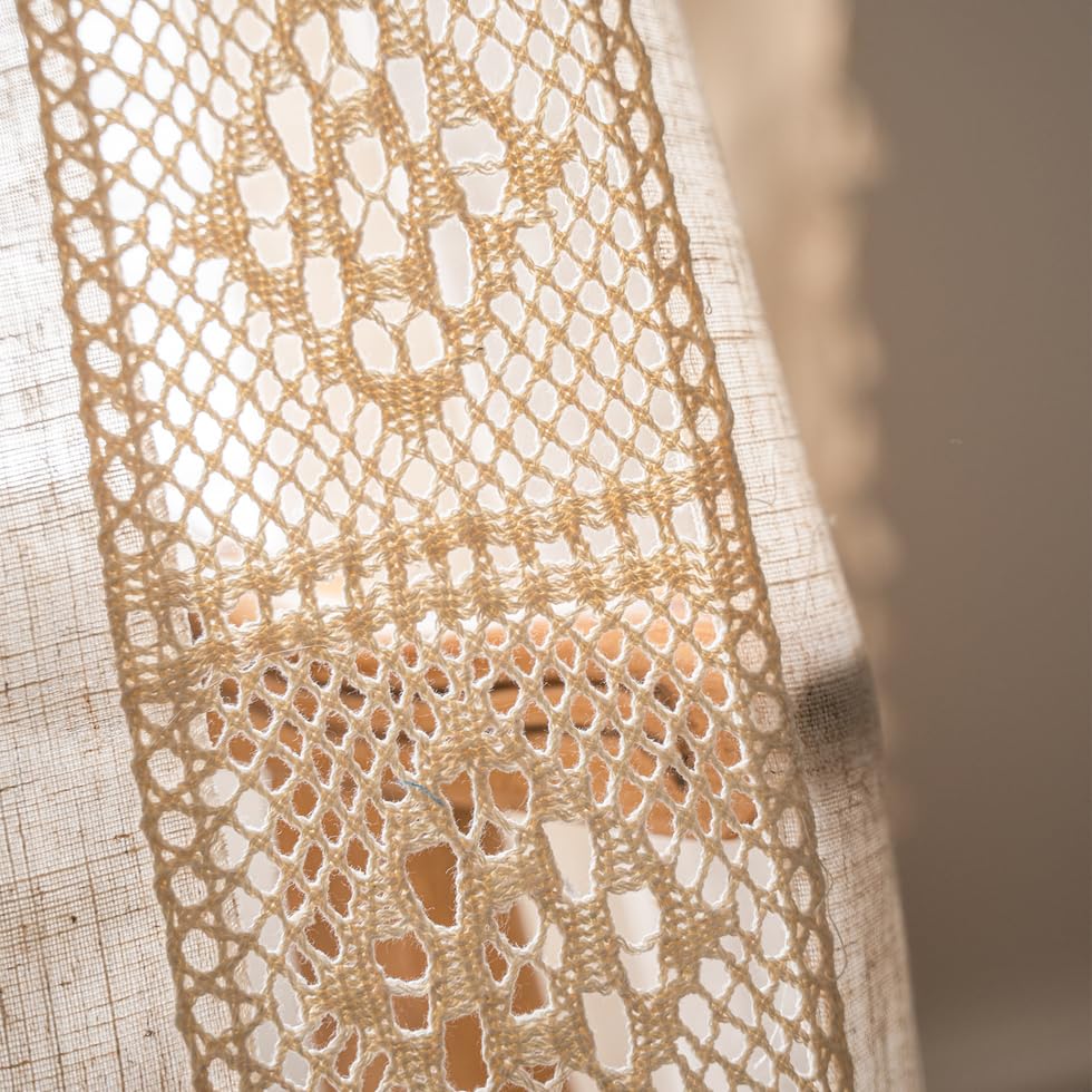 Slumblr® Boho Cotton Linen Curtain Set (2pcs)