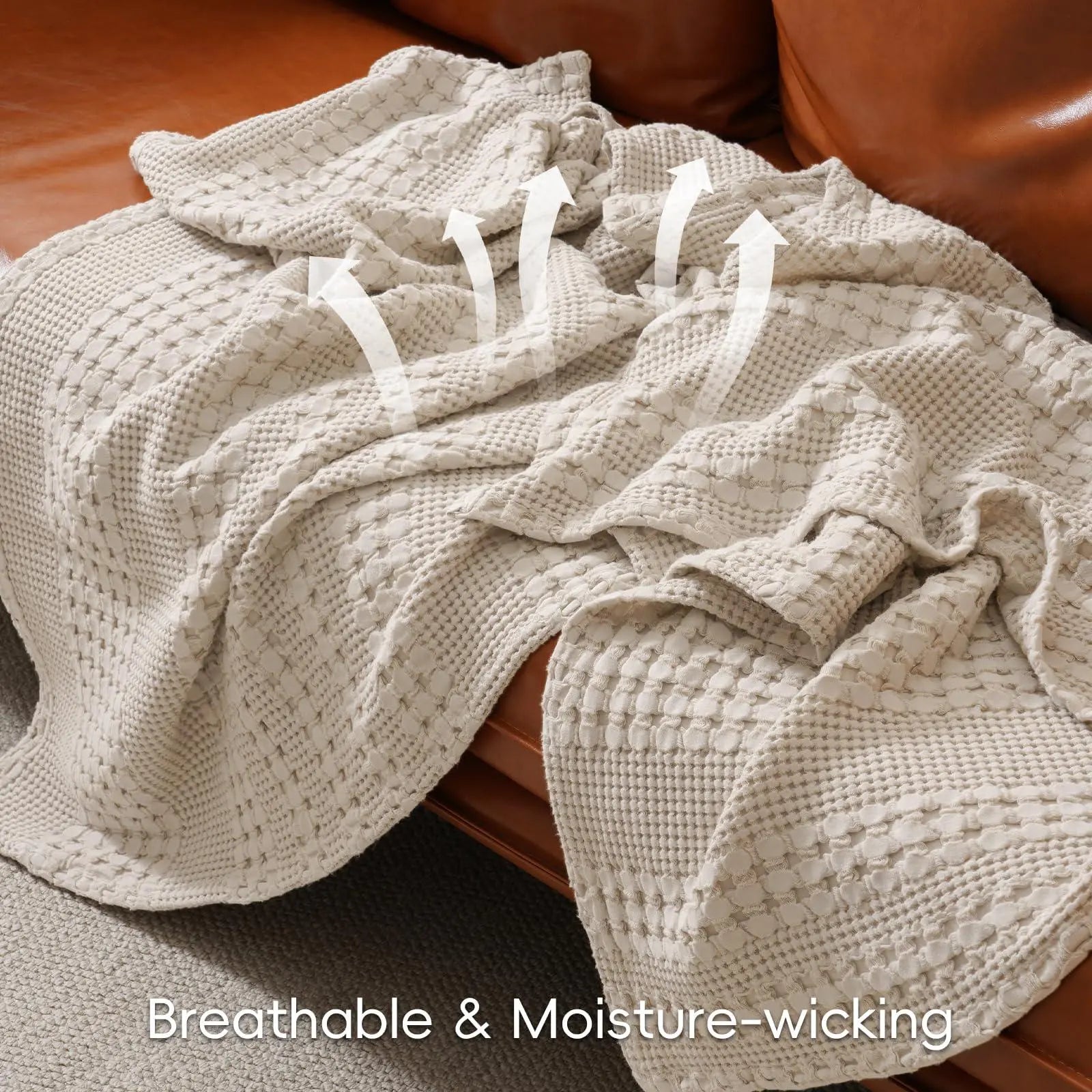 Slumblr® Cotton Waffle Weave Summer Blanket Slumblr