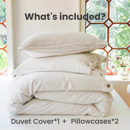 Slumblr® Cotton Solid Duvet Cover Set
