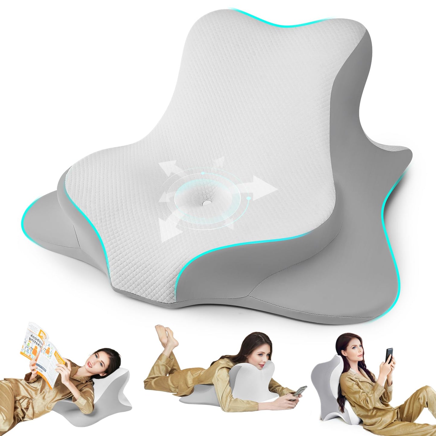 Slumblr® Memory Foam Adjustable Cervical Pillow