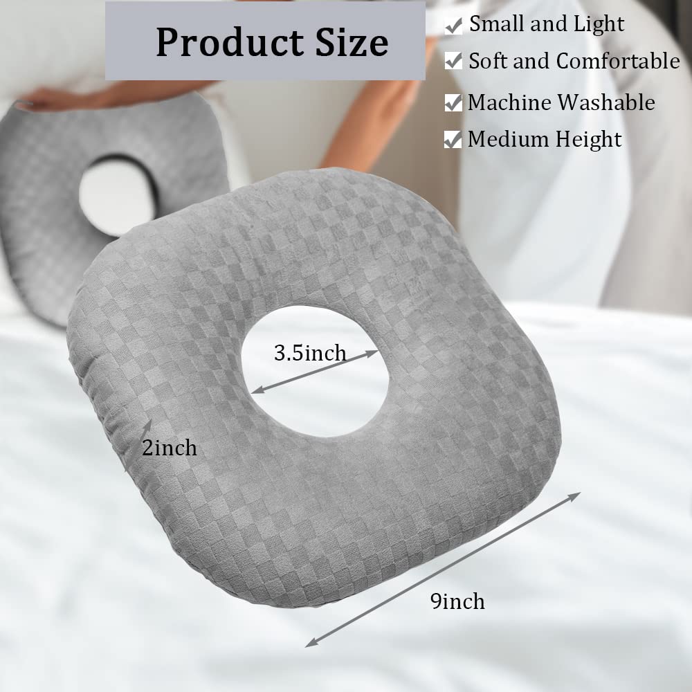 Slumblr® Cotton Adjustable Ear Pillow - Square Shape