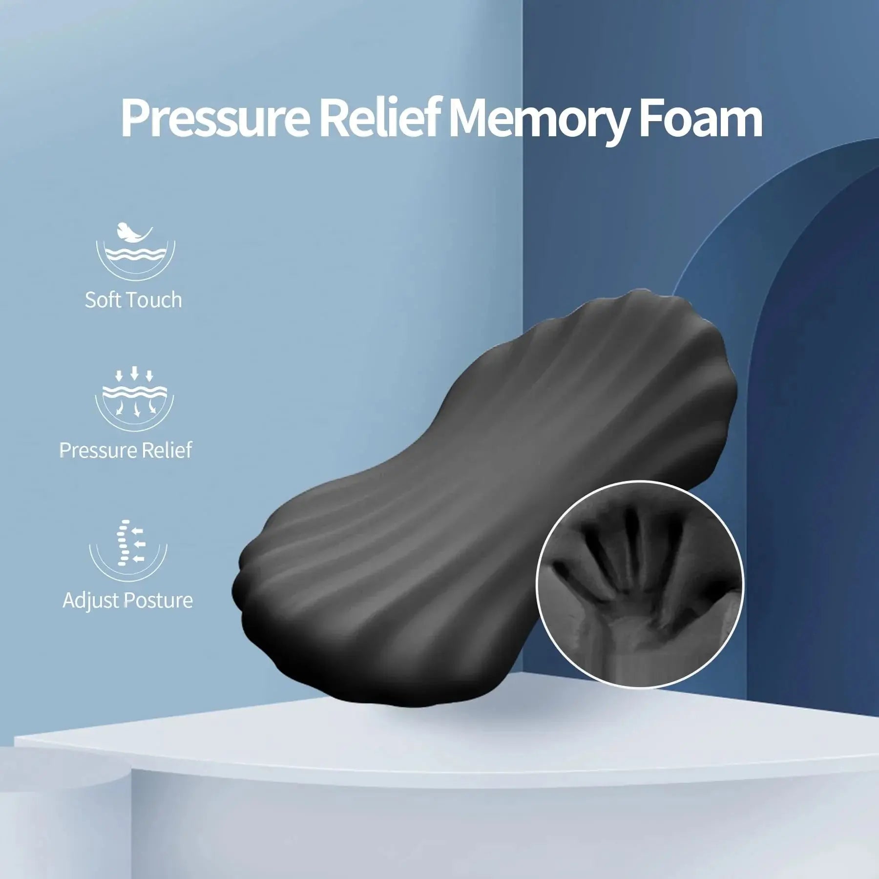Slumblr® High Rebound Memory Foam Lumbar Pillow Slumblr