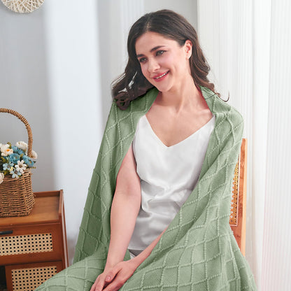 Slumblr® Nordic Knitted Throw Blanket