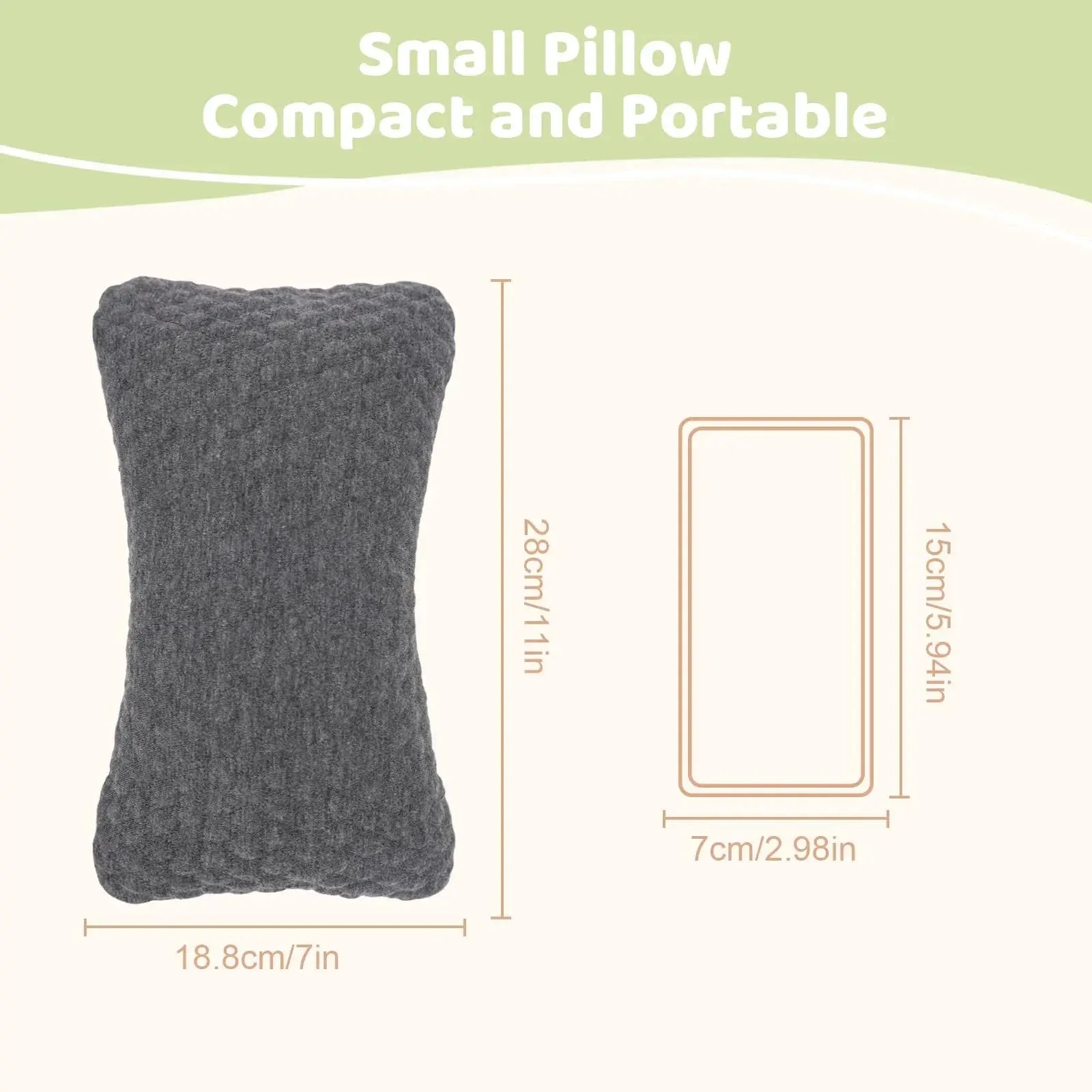 Slumblr® Mini Travel Comfort Pillow (2 Pcs) Slumblr