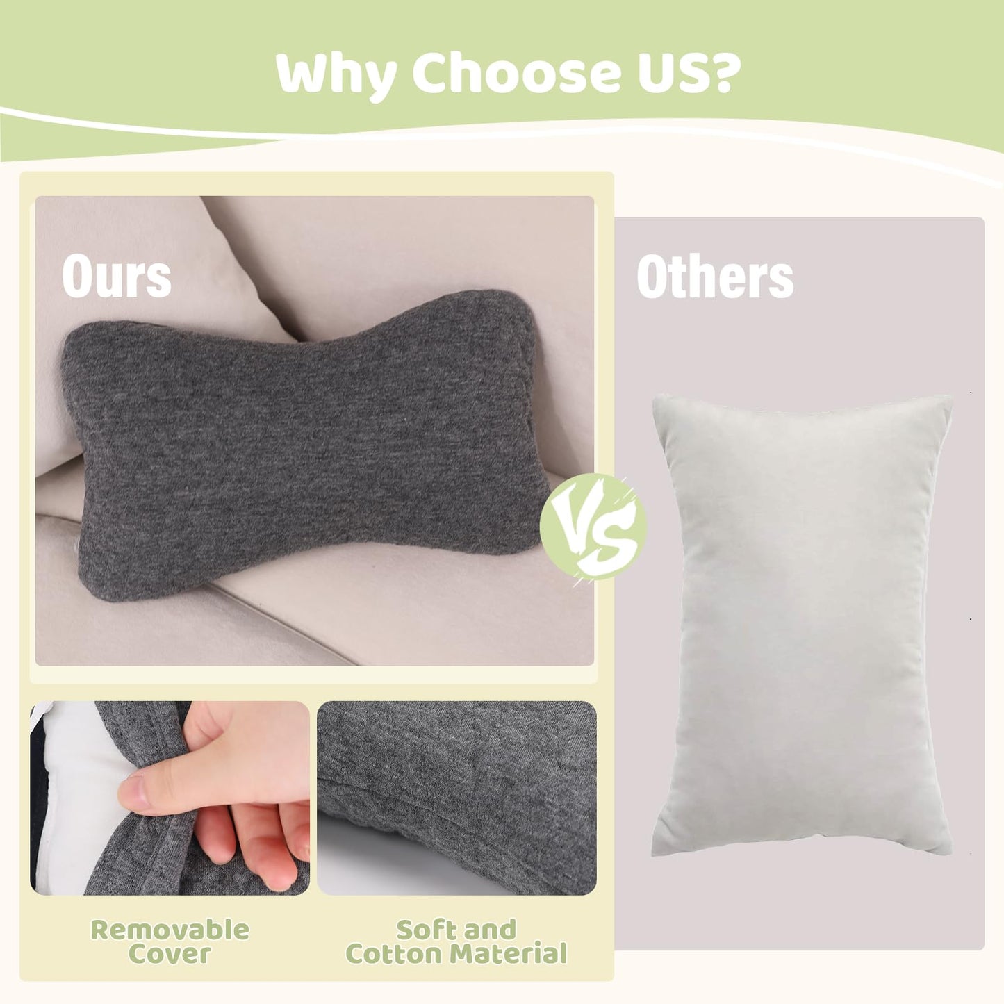 Slumblr® Mini Travel Comfort Pillow (2 Pcs)