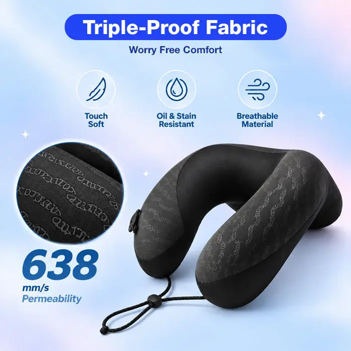 Slumblr® Portable Pocket Travel U-Shaped Pillow