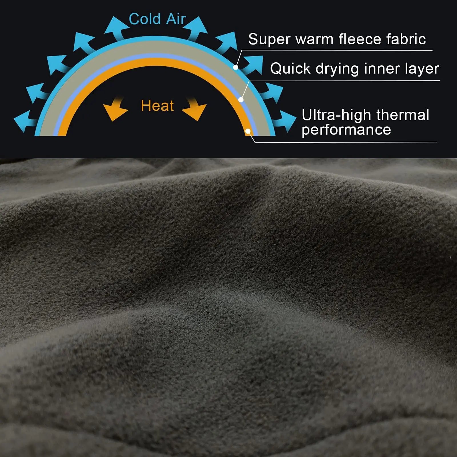 Slumblr® Fleece Balaclava Thermal Cycling Cap Slumblr