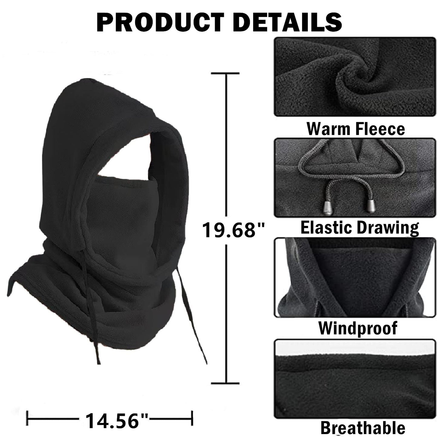 Slumblr® Thermal Fleece Balaclava Full Face Mask