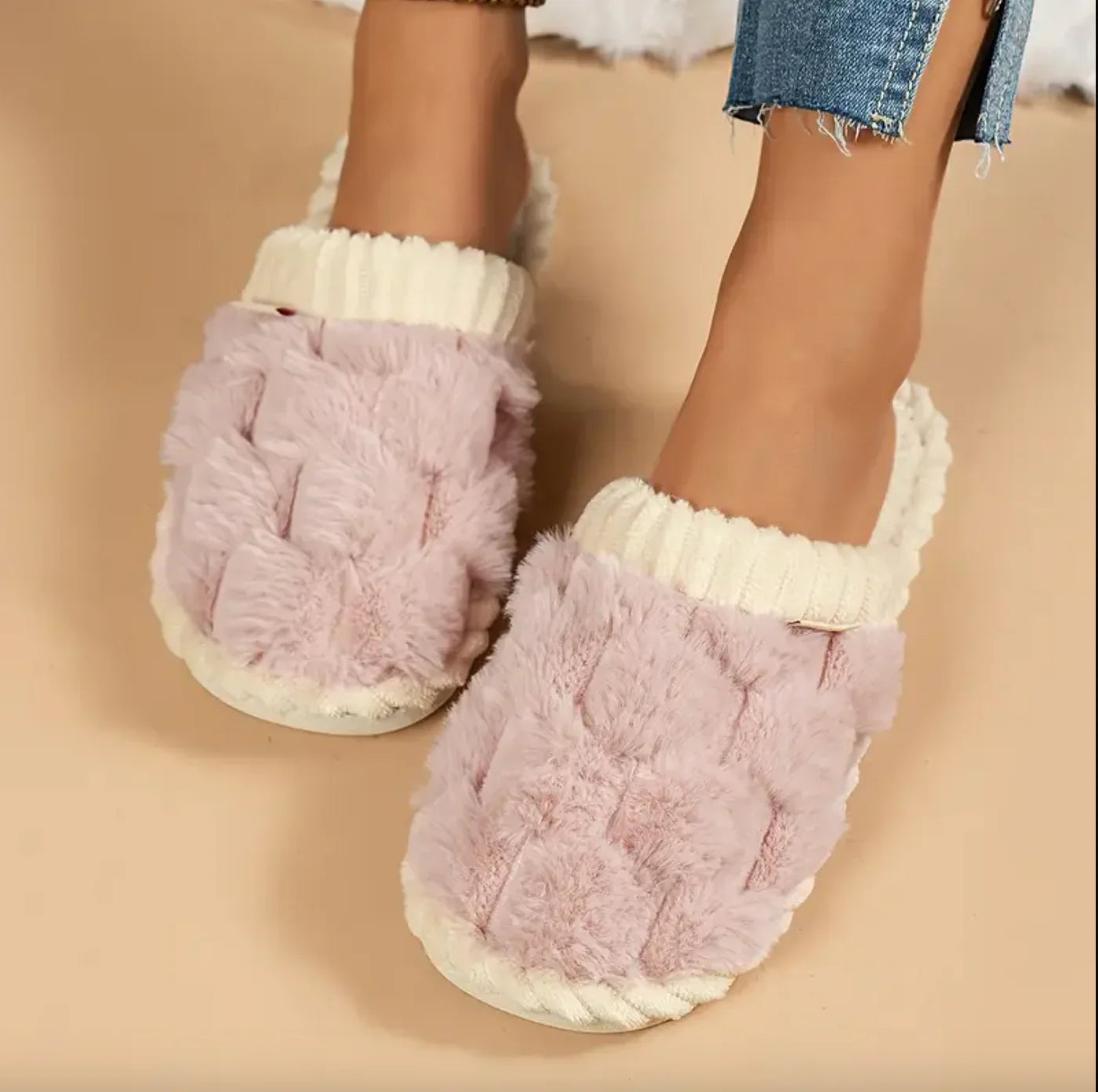 Slumblr® Cotton Plush Indoor Slippers