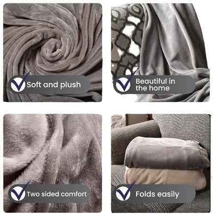 Slumblr® Cozy Flannel Wearable Blanket Throw