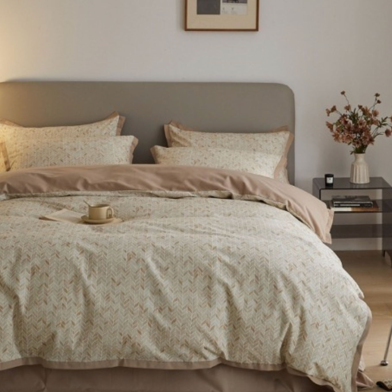 Slumblr® 4-Piece Floral Duvet Cover Set