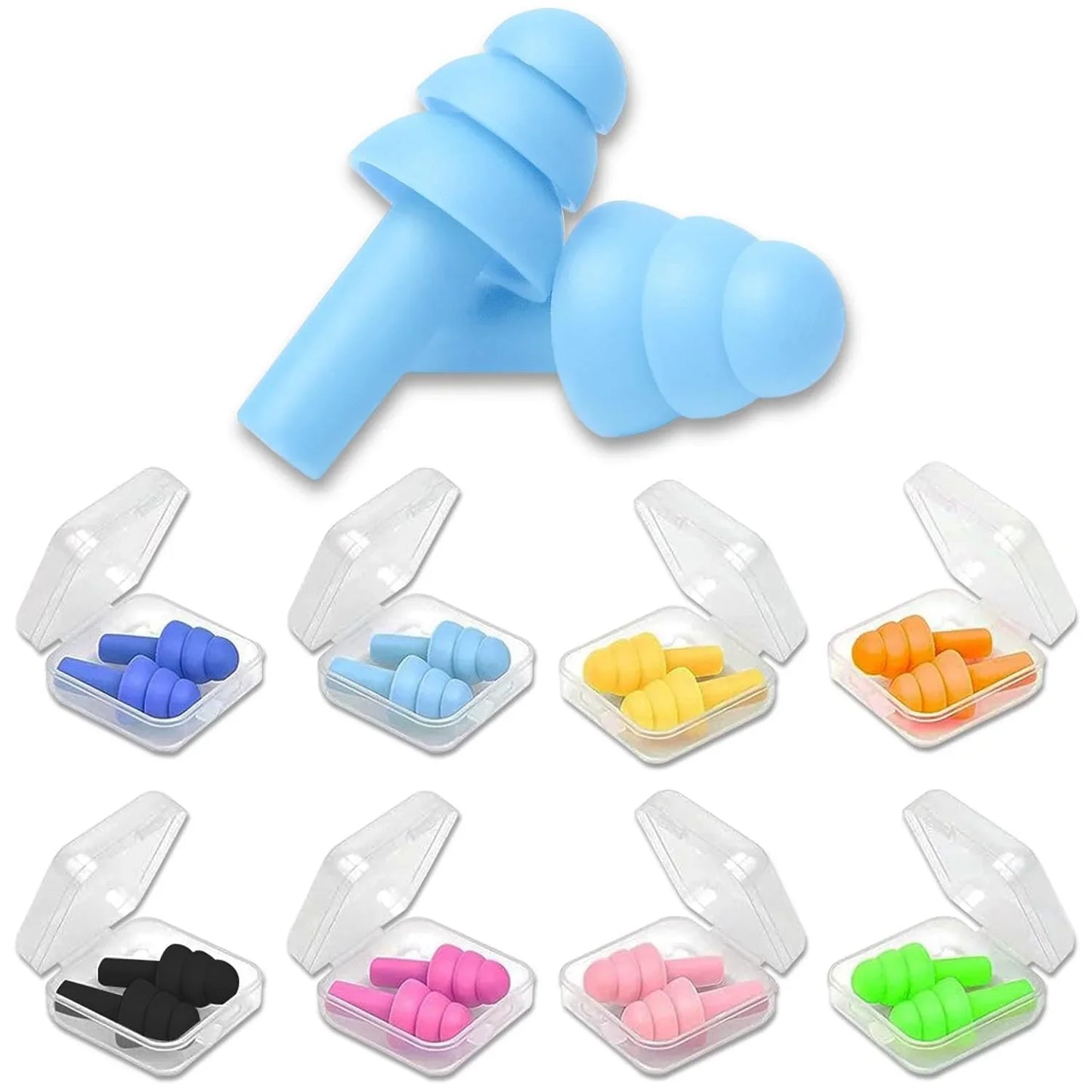Slumblr® Silicone Earplugs Waterproof with Rope Set