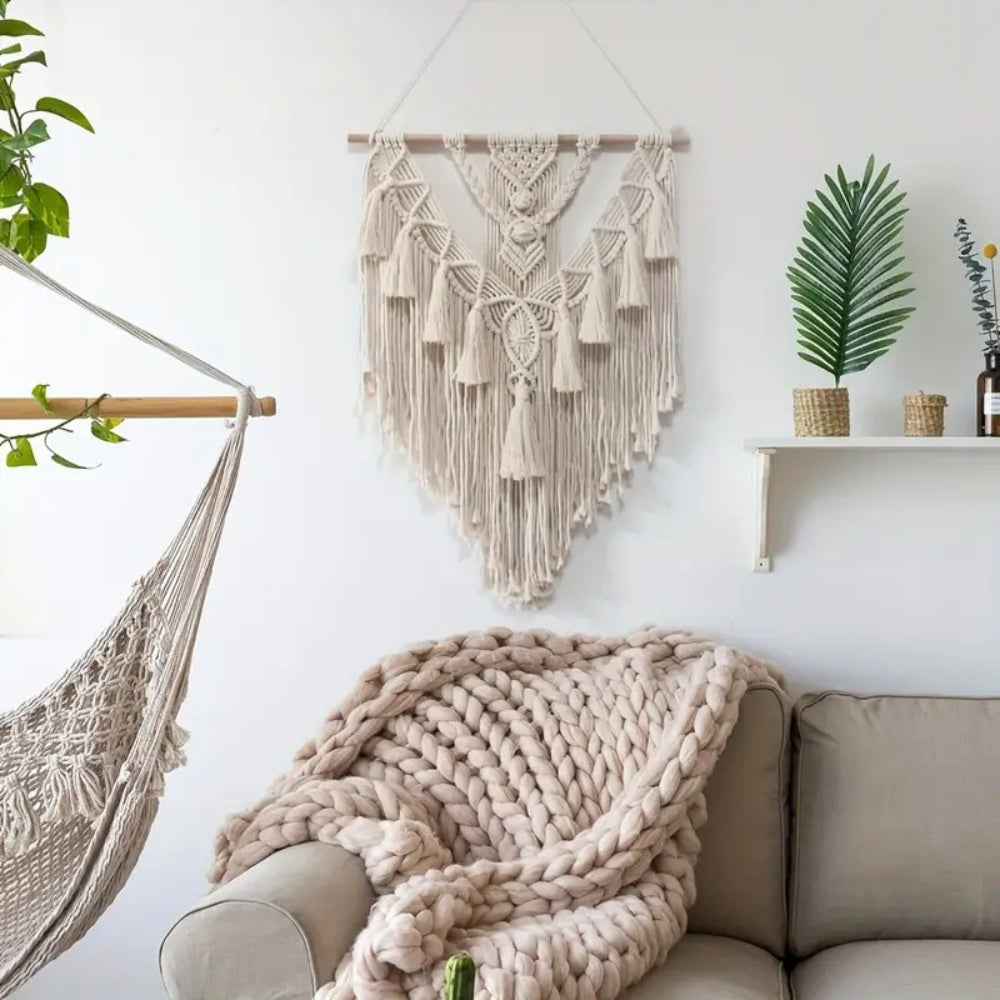 Slumblr® Woven Boho Geometric Wall Tapestry
