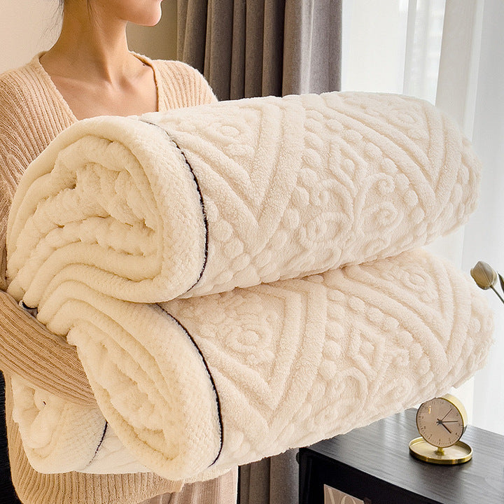 New Double-sided Thickened Multifunctional A-class Skin Friendly Breathable Home Blanket