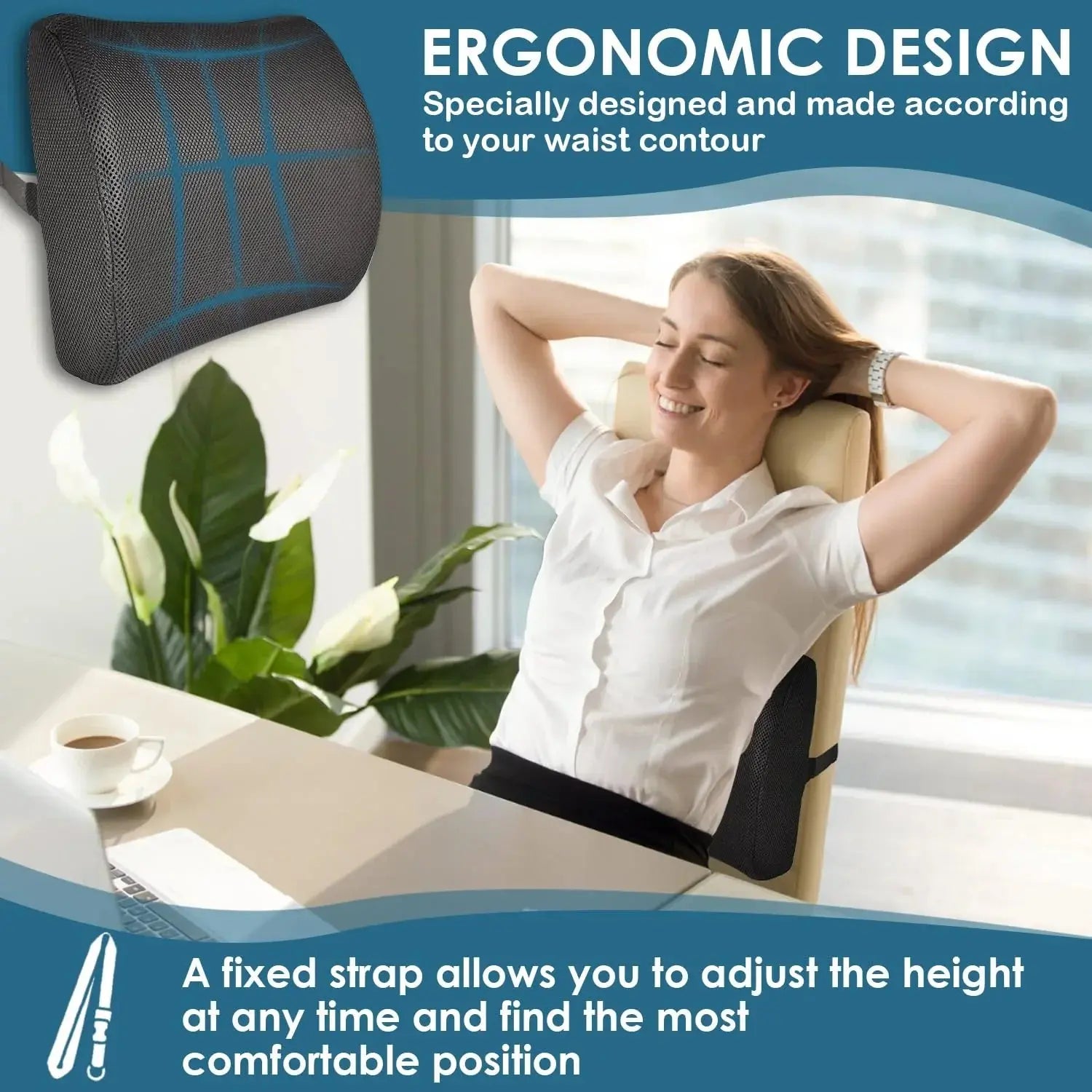 Slumblr® Superior Lumbar Support Cushion Slumblr