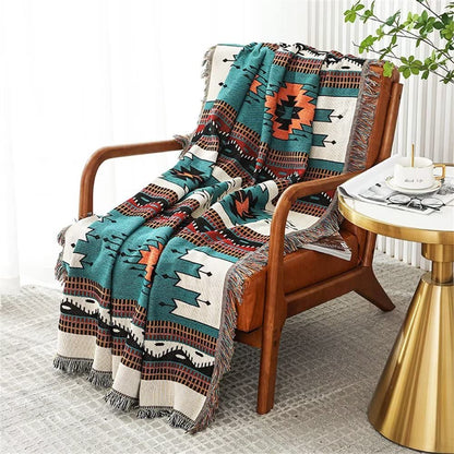 Slumblr® Aztec Boho Woven Throw Blanket