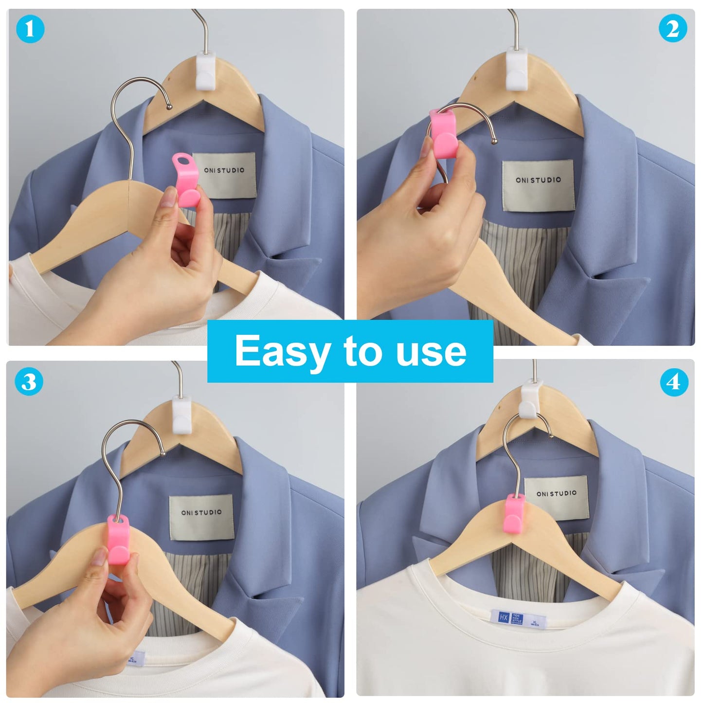 Slumblr® Cascading Hanger Connector Hooks (10 Pcs)