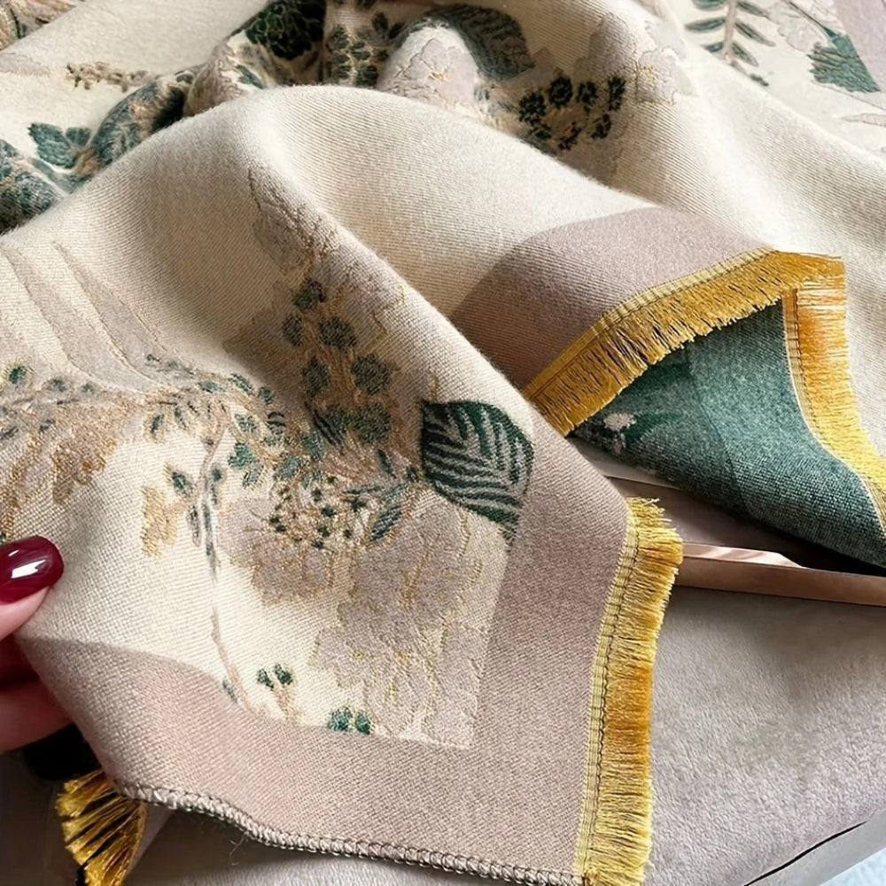 Slumblr® Floral Cashmere-Feel Winter Scarf