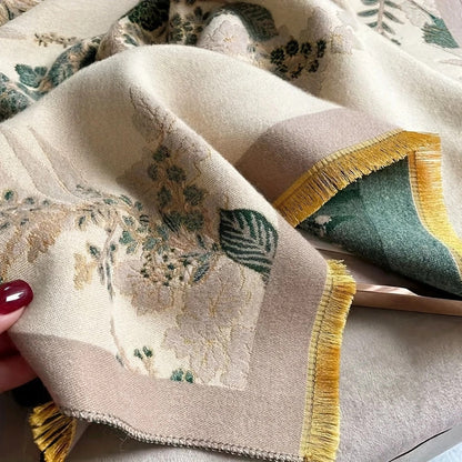 Slumblr® Floral Cashmere-Feel Winter Scarf