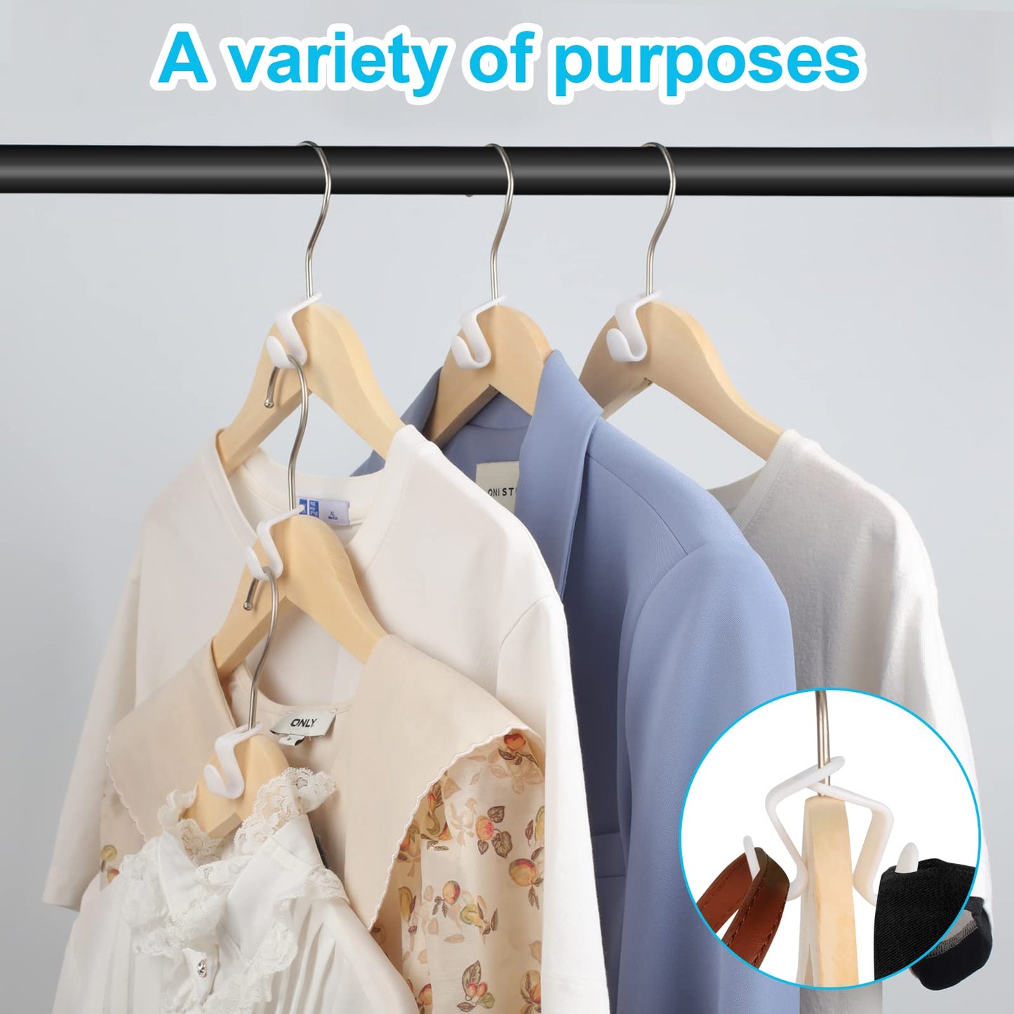 Slumblr® Cascading Hanger Connector Hooks (10 Pcs)