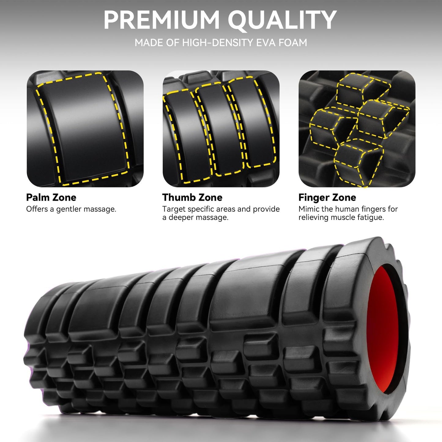 Slumblr® Foam Roller High Density Exercise Massage Tool