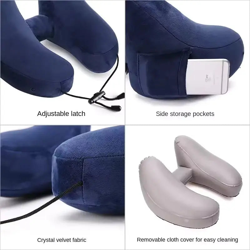 Slumblr® Inflatable H-Type Neck Travel Pillow Slumblr