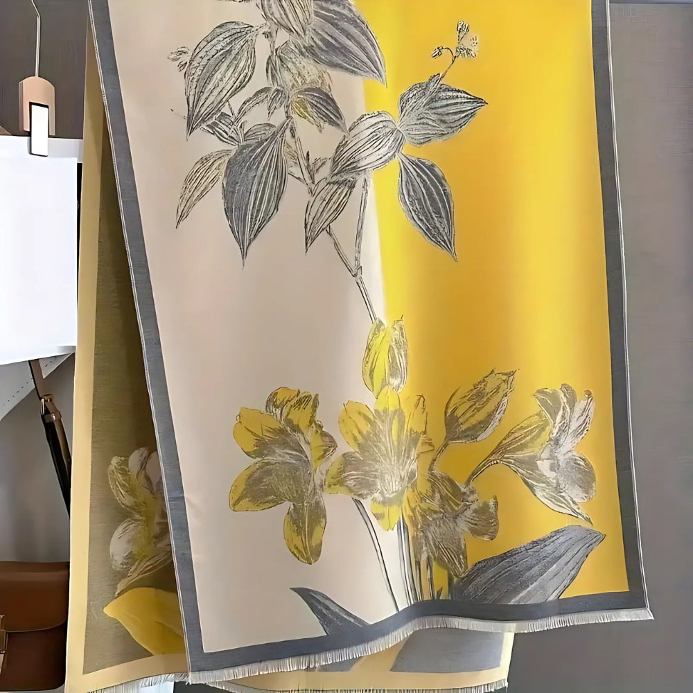Slumblr® Floral Cashmere-Feel Winter Scarf
