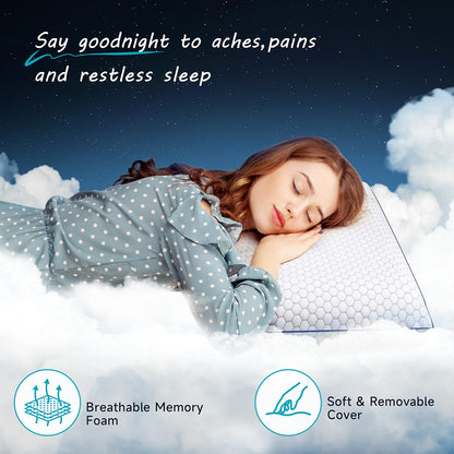 Slumblr® Ultra Thin Memory Foam Pillow