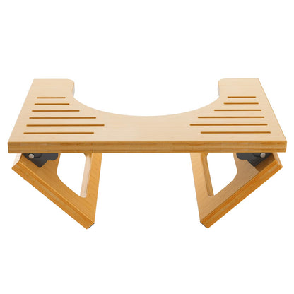 Slumblr® Foldable Bamboo Toilet Stool Squat