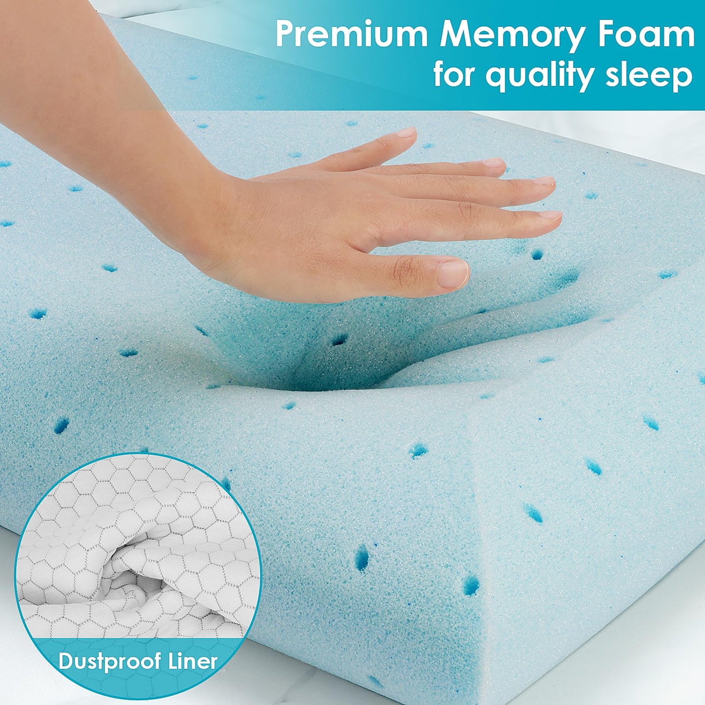 Slumblr® Ultra Thin Memory Foam Pillow