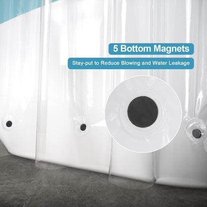 Slumblr® Clear Shower Curtain Liner for Bathroom