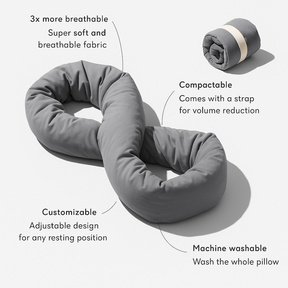 Slumblr® 360° Travel Support Pillow Scarf