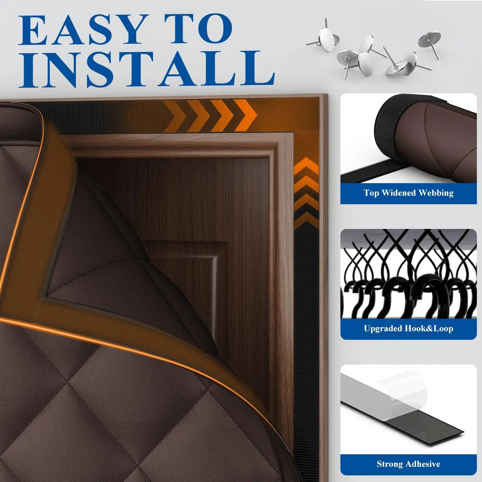 Slumblr® Waterproof Coldproof Magnetic Door Curtain Slumblr