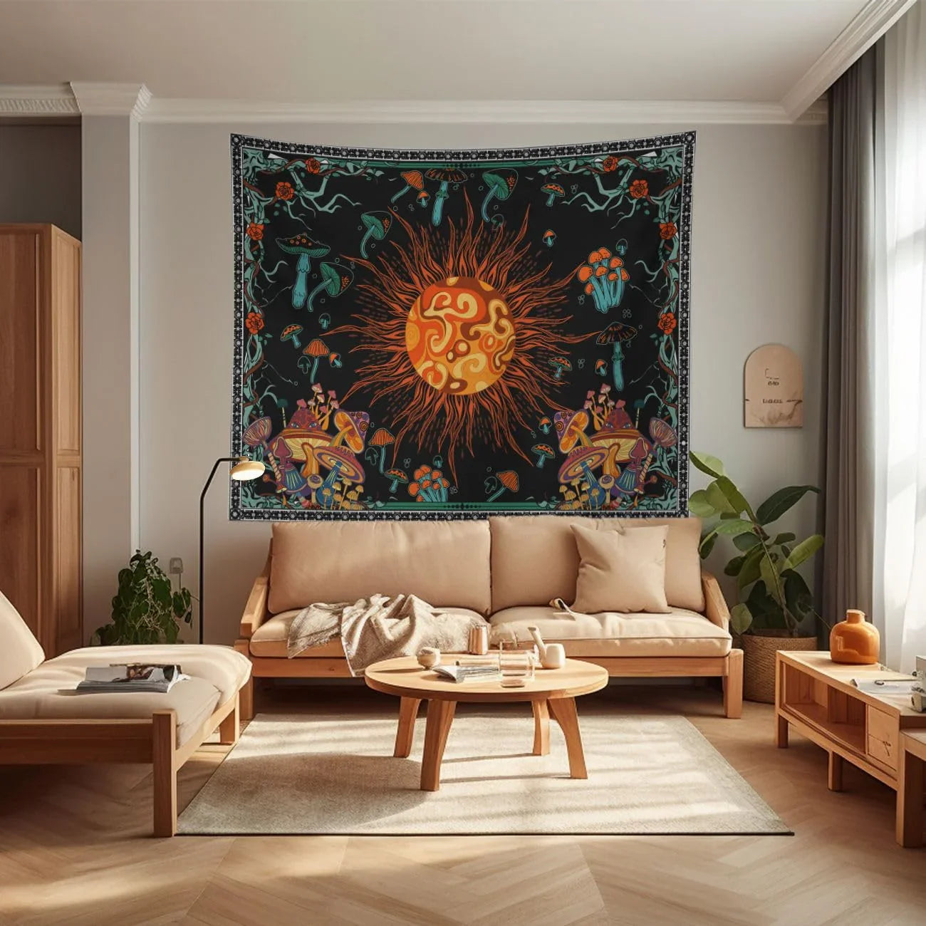 Slumblr® Star & Moon Embroidered Constellation Tapestry