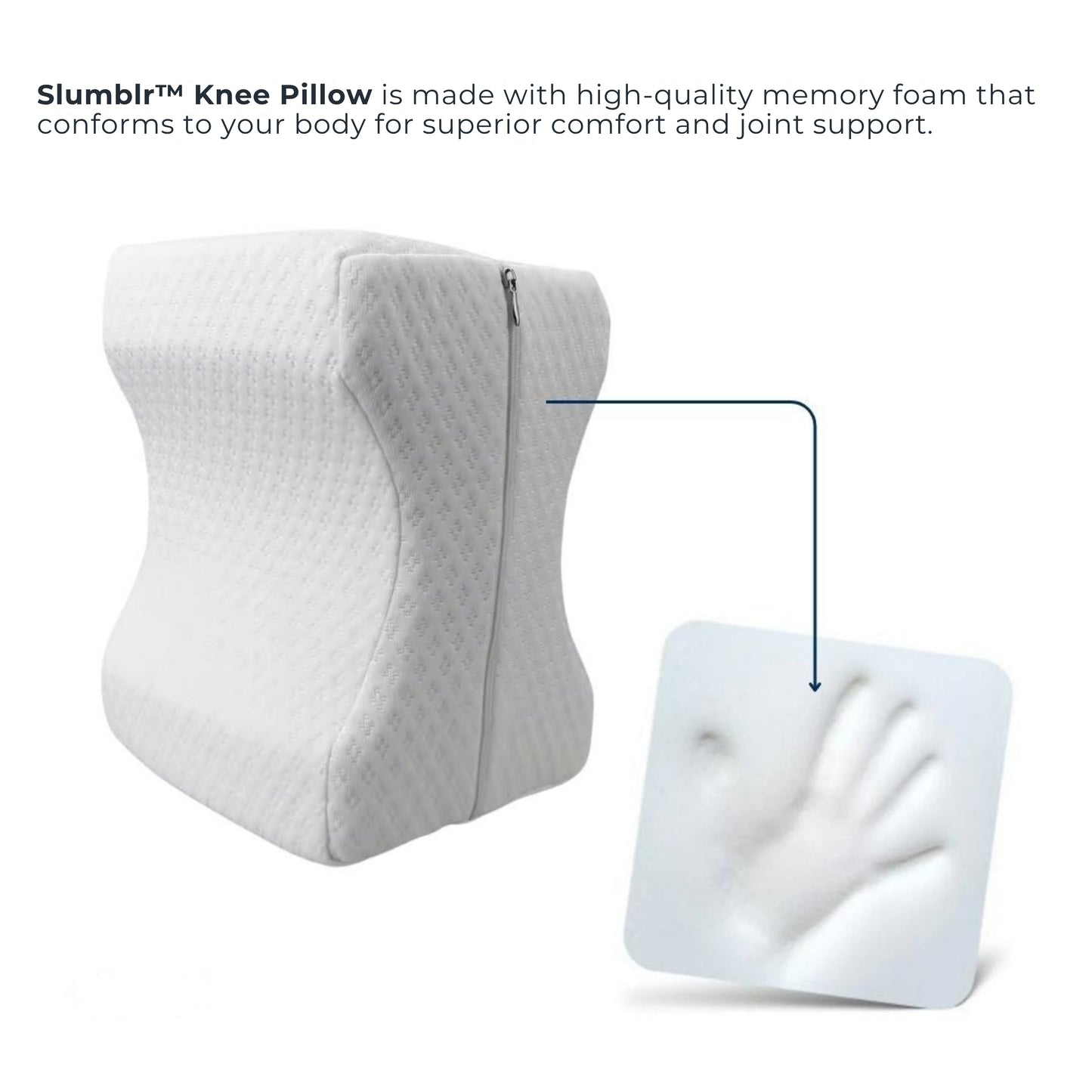 Slumblr® Knee Pillow