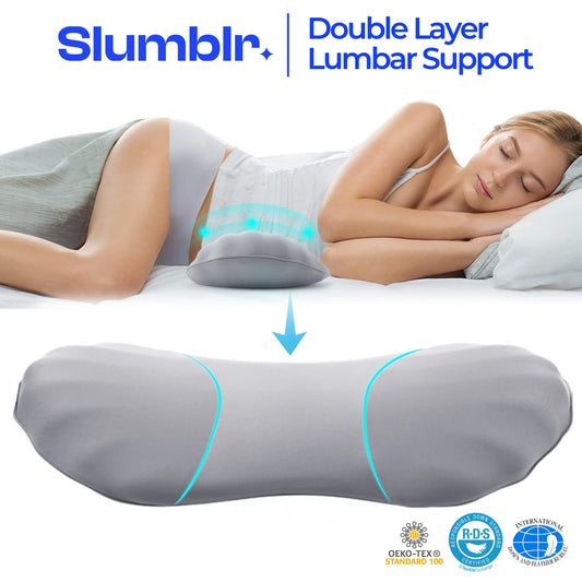 Slumblr® High Rebound Memory Foam Lumbar Pillow
