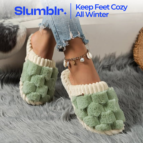 Slumblr® Cotton Plush Indoor Slippers
